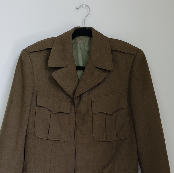 Vintage Jacket Military 1940s 1950s US Army made in Japan - Picture 4 of 8